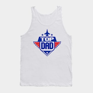 Top dad father day 4th of july Tank Top